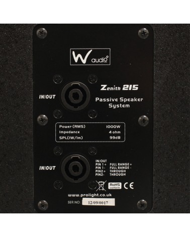 W Audio Zenith S215 Bass Enclosure