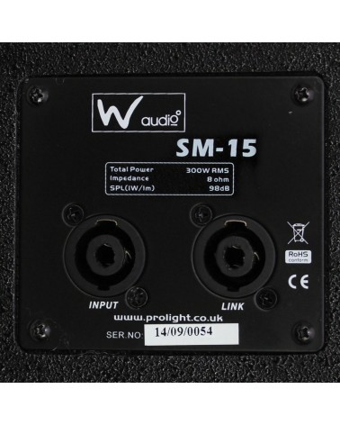 W Audio SM 15 Stage Monitor