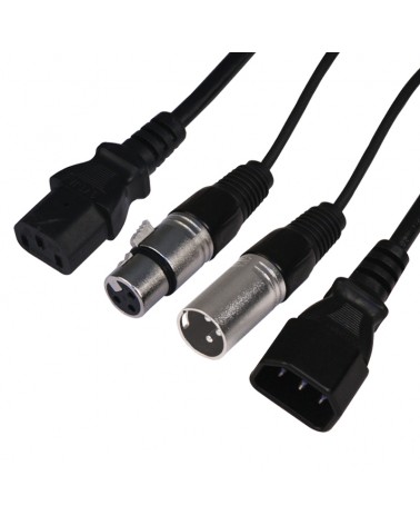 LEDJ 3m Combi DMX/Power Cable Lead