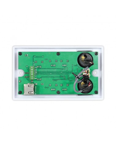 Clever Acoustics ZM8 DW Wall Plate - Two Remote Microphone Inputs