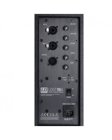 LD Systems GT 15 A - 15” powered PA loudspeaker,  LDGT15A