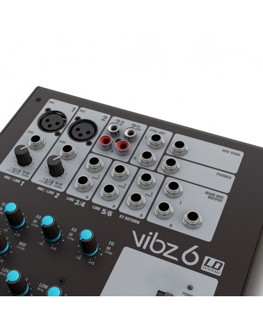 LD Systems VIBZ 6 - 6 channel Mixing Console with DFX,  LDVIBZ6