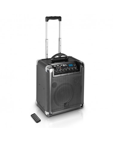LD Systems Roadjack 10 - Battery Powered Bluetooth Loudspeaker with Mixer