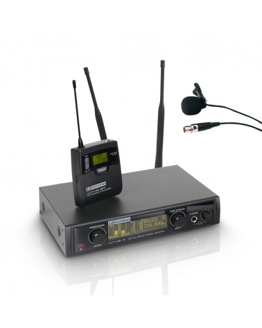 LD Systems WIN 42 BPL - Wireless Microphone System with Belt Pack and Lavalier Microphone