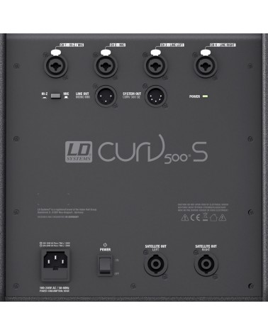 LD Systems CURV 500 ES - Portable Array System Entertainer Set Including Distance Bar &