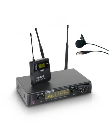 LD Systems WIN 42 BPL B 5 - Wireless Microphone System with Belt Pack and Lavalier Microphone